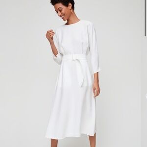 ARITZIA wilfred TAVIN belted linen dress